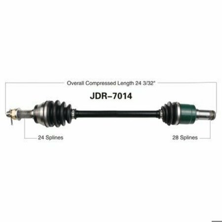 WIDE OPEN OE Replacement CV Axle for GATOR REAR L XUV/550 12-16/560/590i JDR-7014